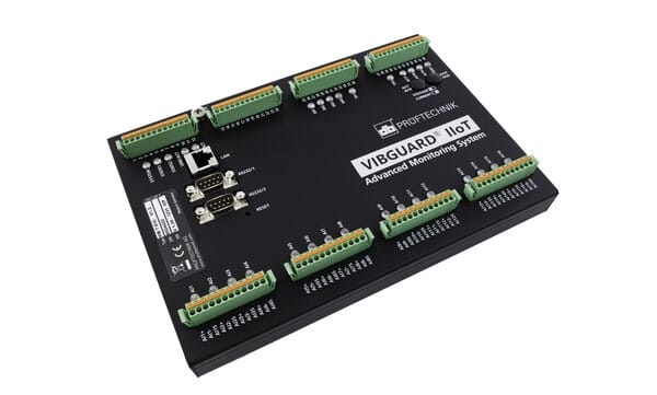 VIBGUARD es un sistema de monitoreo de vibraciones que proporciona un análisis de vibraciones completo para maquinaria compleja como turbinas.