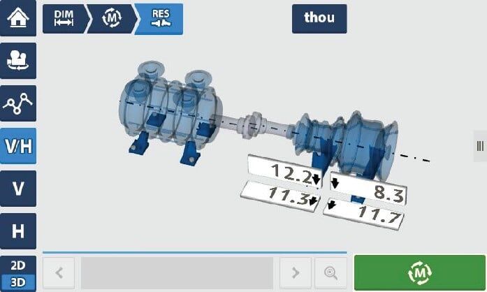 Figure 2: An example of thermal growth results.