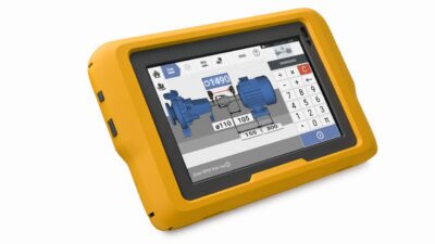 Tablet do ustawiania wałów